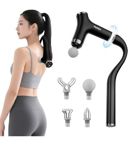 DGV ハンディガン パワフル 10mm振幅 11cm伸縮ハンドル 背中まで届く リリースガン 5段変速 Type-C急速充電 静音 誕生日プレゼント お祝 Amazon | DGV ハンディガン パワフル 10mm振幅 11cm伸縮ハンドル 背中